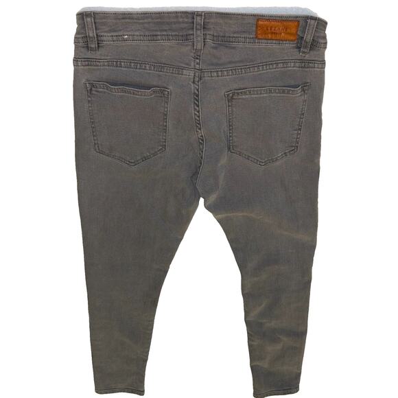 Sezane Grey Denim Jeans Women's Size 28 Boho Trendy Everyday basic - Picture 3 of 9